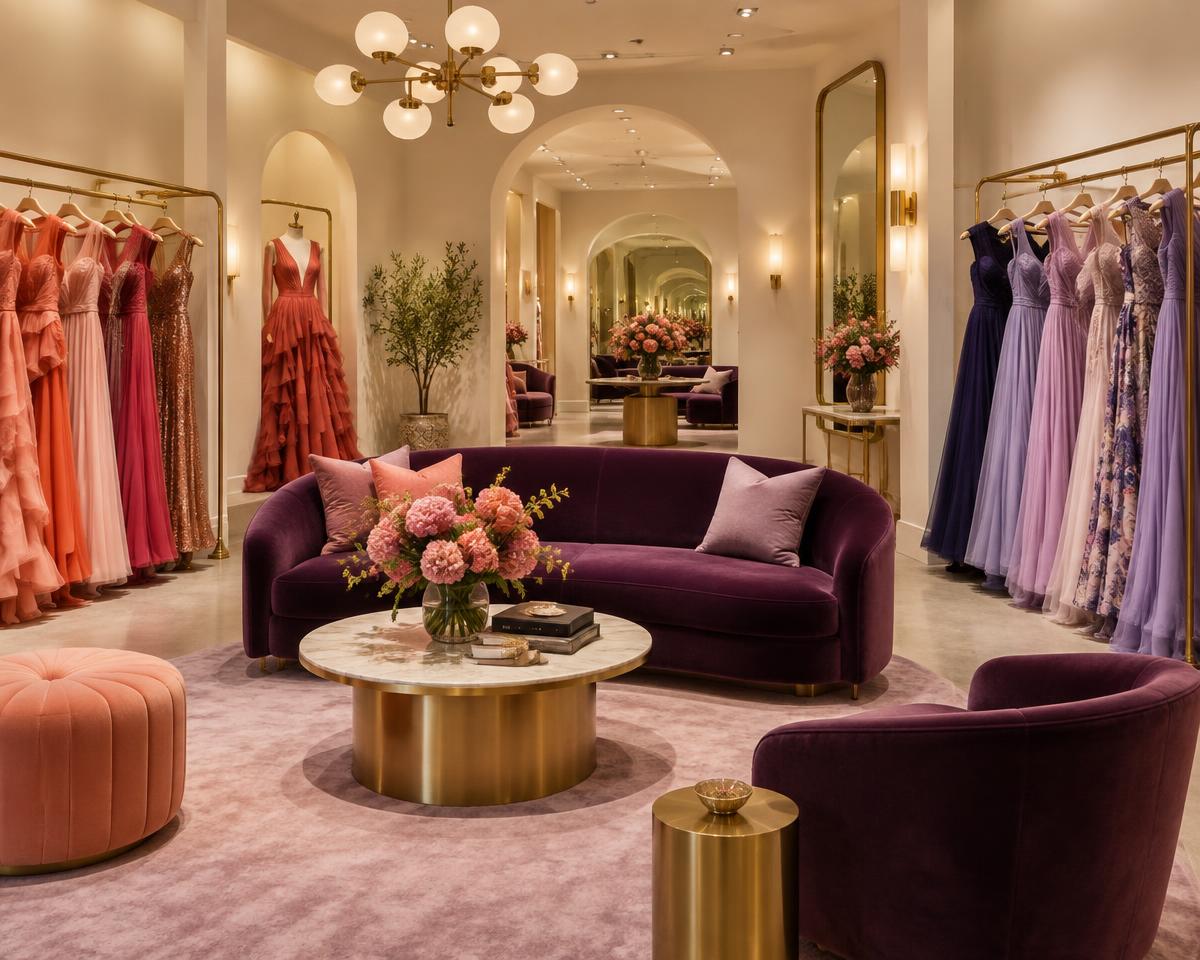 Moon of Dress showroom iç mekânı
